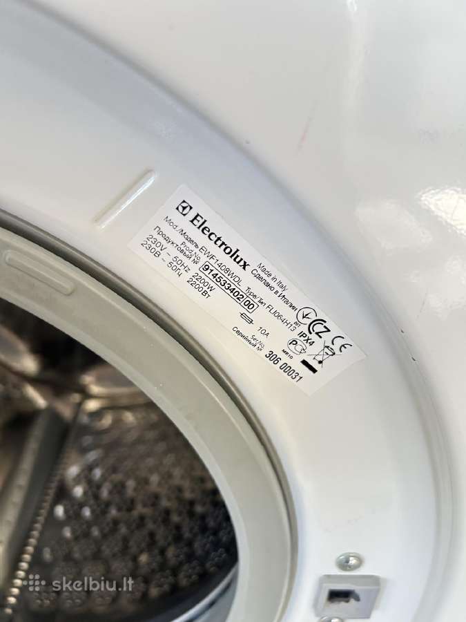 Electrolux Ewf1408wdl – 10 kg - nuotraukos Nr. 3
