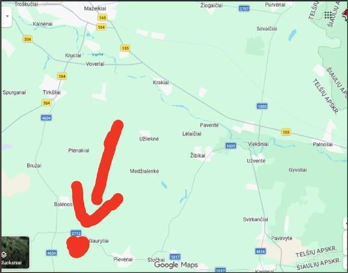 Parduodu 1 ha žemės ūkio pask. sklypas. Mažeikiai - nuotraukos Nr. 2