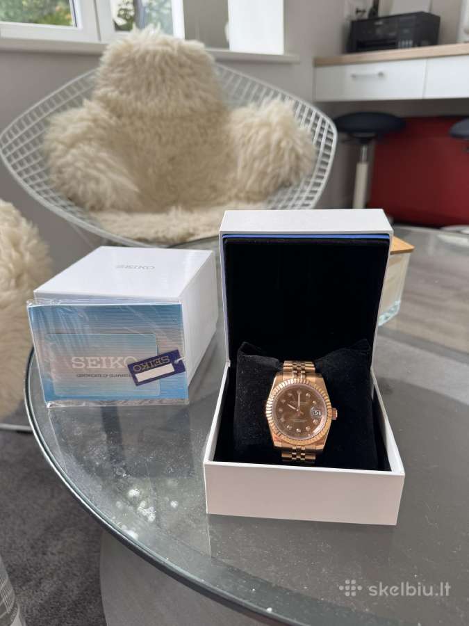 "Seiko Mod Datejust – Rosgold" - nuotraukos Nr. 8