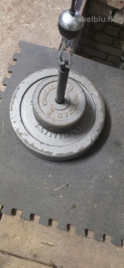 Namų sporto salės komplektas 154 kg svoriu - nuotraukos Nr. 16