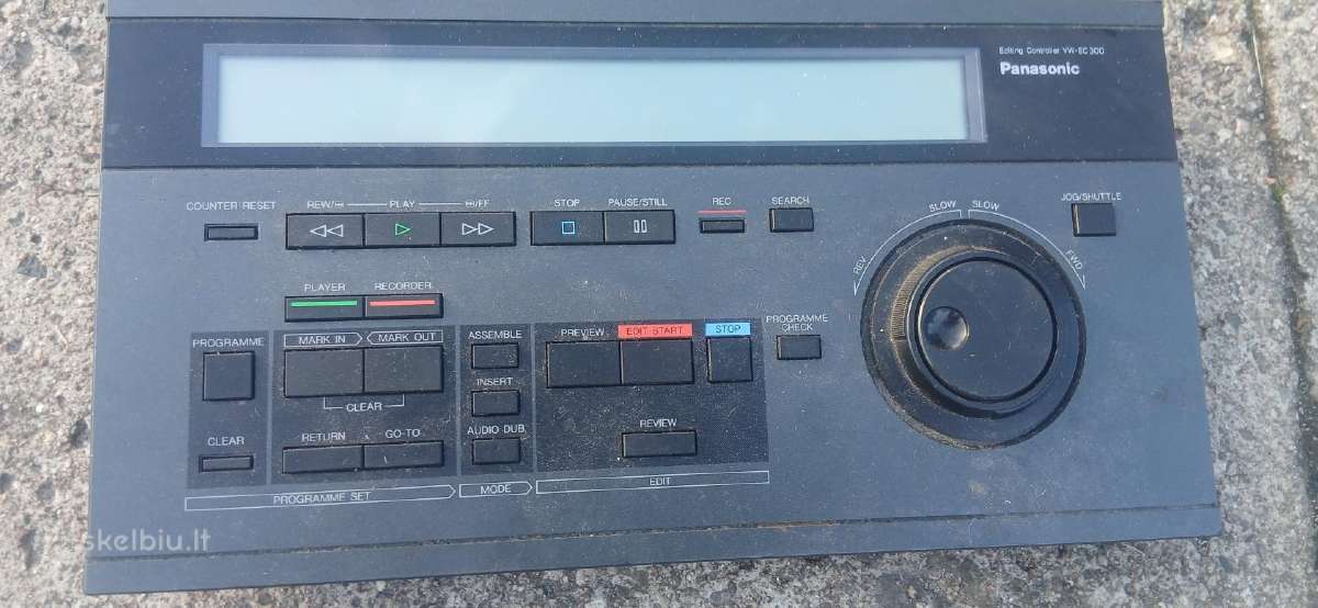 Panasonic Vhs montažinis pultas - nuotraukos Nr. 2