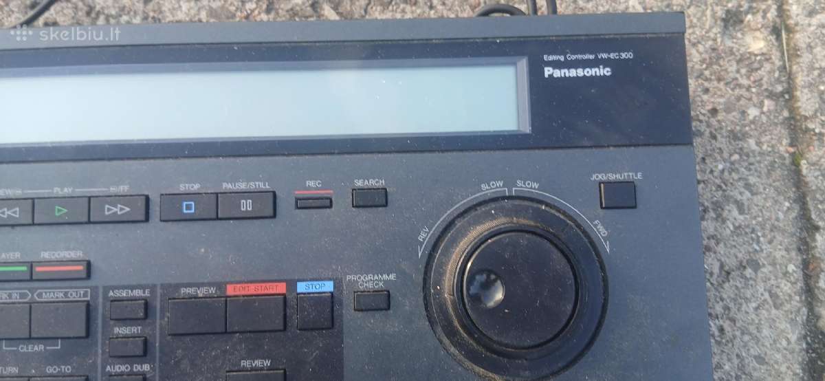 Panasonic Vhs montažinis pultas - nuotraukos Nr. 5