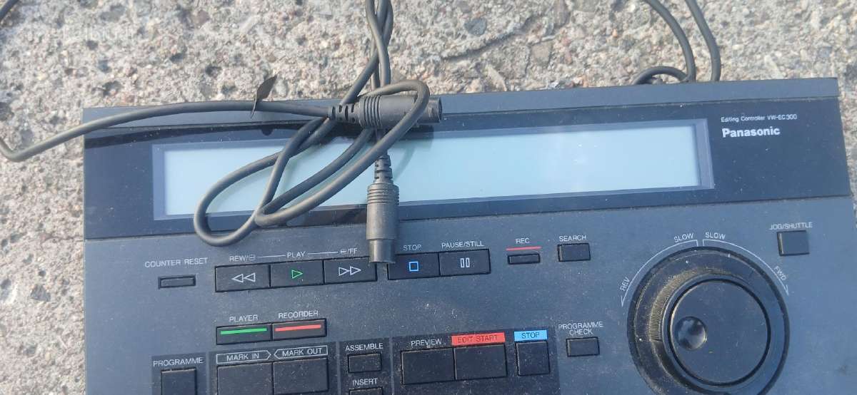 Panasonic Vhs montažinis pultas - nuotraukos Nr. 6