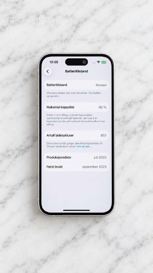 iPhone 15 Pro 128 GB. - nuotraukos Nr. 4