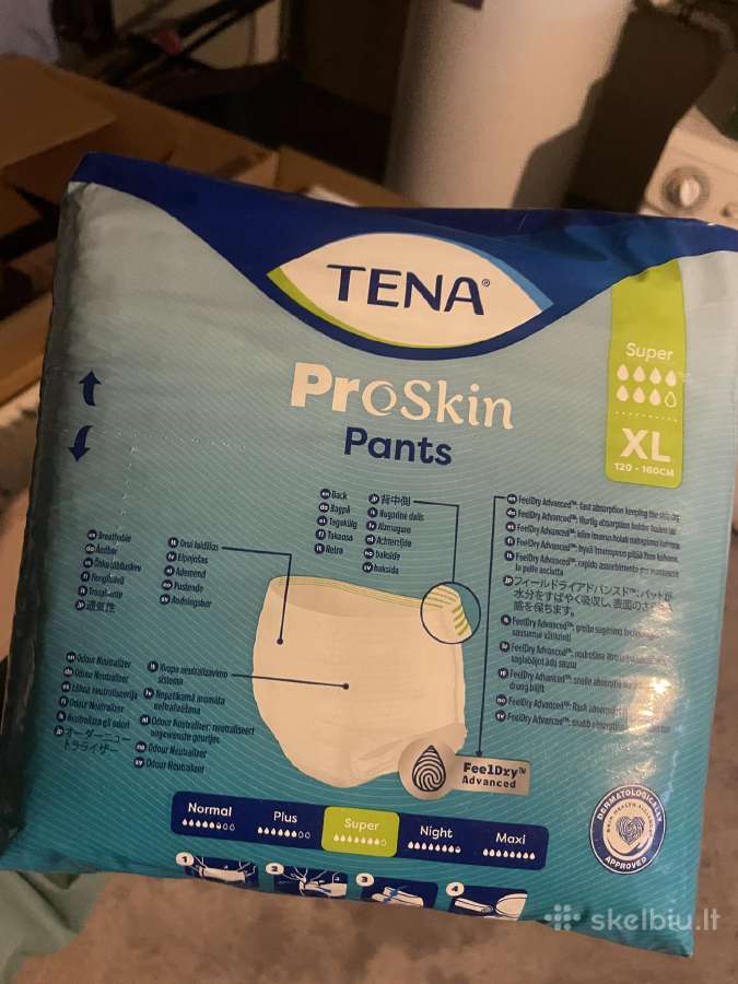 Sauskelnes Suaugusiems Tena Super XL 12 vnt. - nuotraukos Nr. 2
