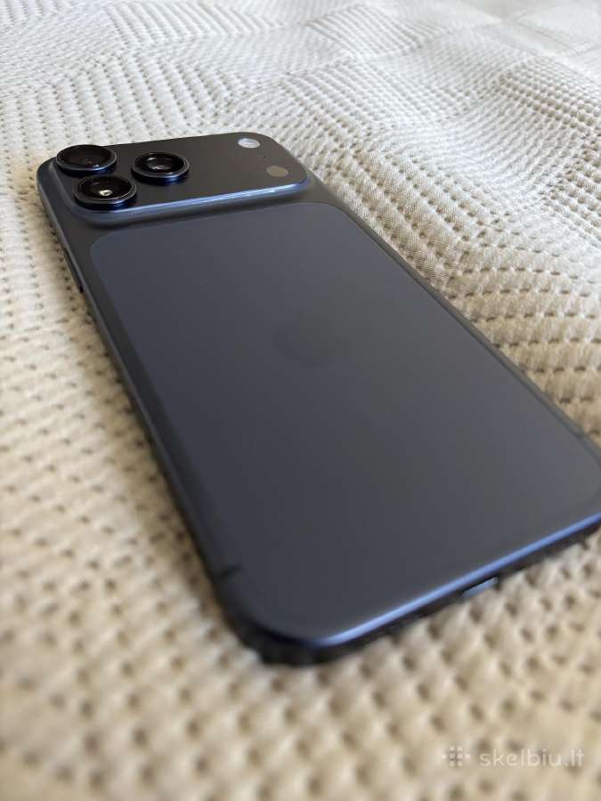 iPhone 17 Pro Max 1tb, Mėlynas - nuotraukos Nr. 3