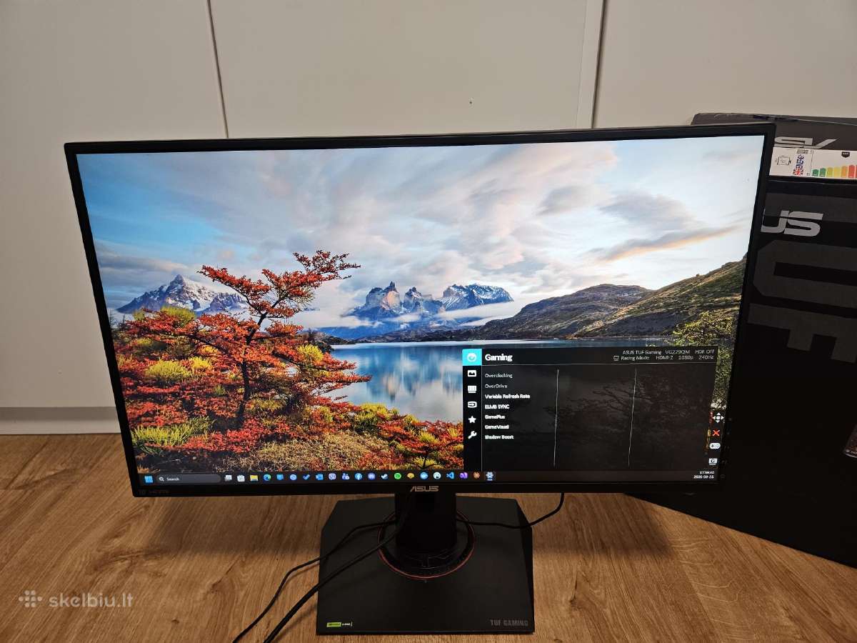 Asus Tuf Vg279qm 27" 240hz Fast Ips monitorius - nuotraukos Nr. 3