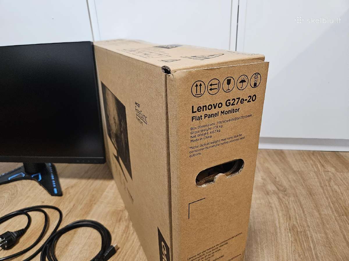 Lenovo G27e-20 27" Fullhd 120hz 1ms monitorius - nuotraukos Nr. 2