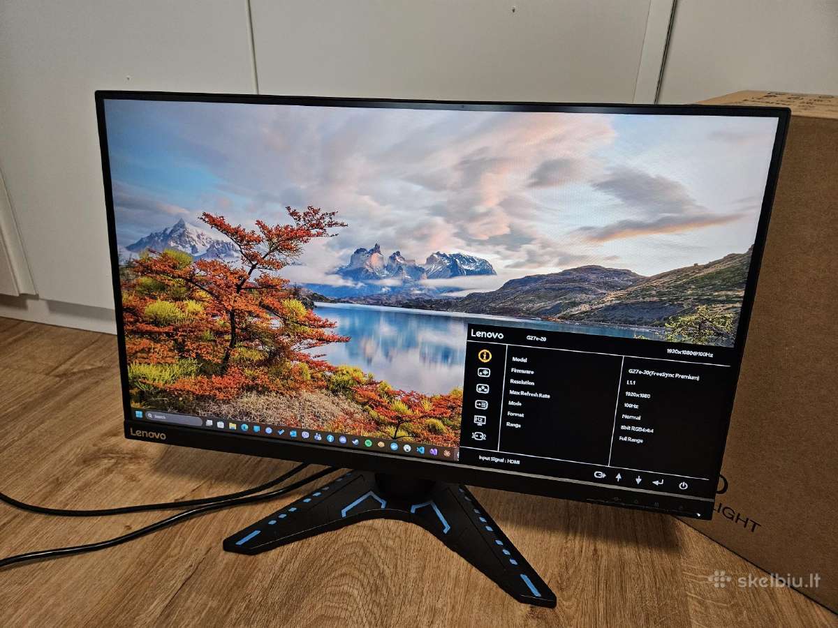Lenovo G27e-20 27" Fullhd 120hz 1ms monitorius - nuotraukos Nr. 4