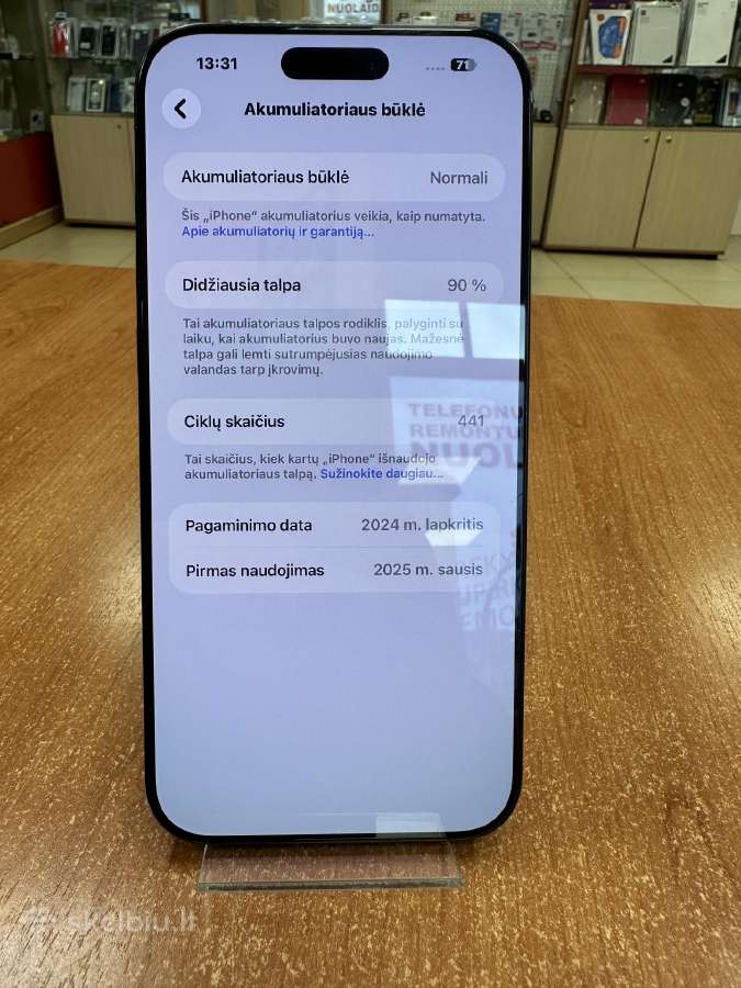 Apple iPhone 16 Pro Max 256 GB (Naudotas) - nuotraukos Nr. 2