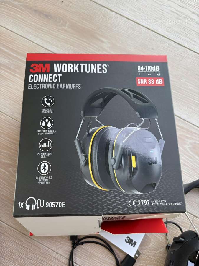3m Worktunes Connect 90563e Darbo ausinės - nuotraukos Nr. 8