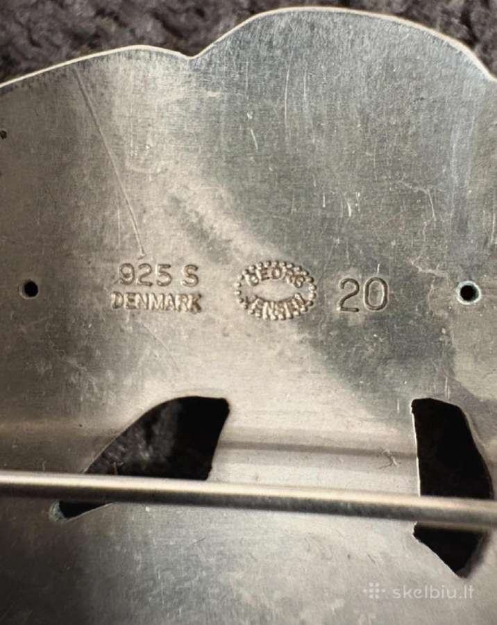 Georg Jensen sage 925, modelis 20 - nuotraukos Nr. 4