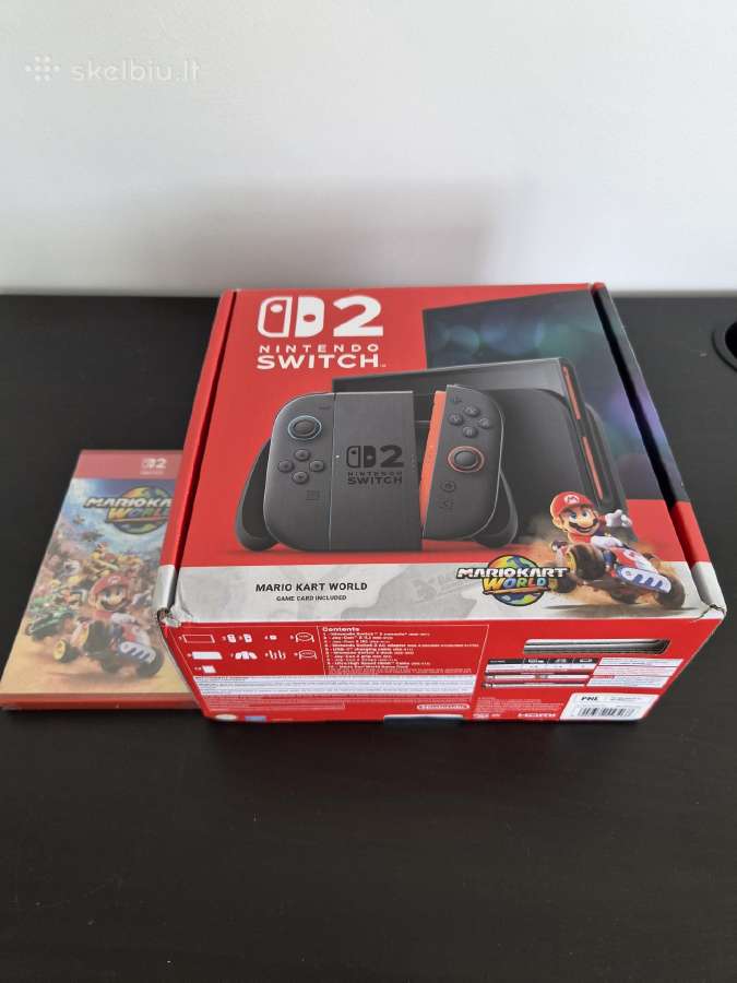 Naujas Nintendo Switch 2 + Mario Kart World - nuotraukos Nr. 2