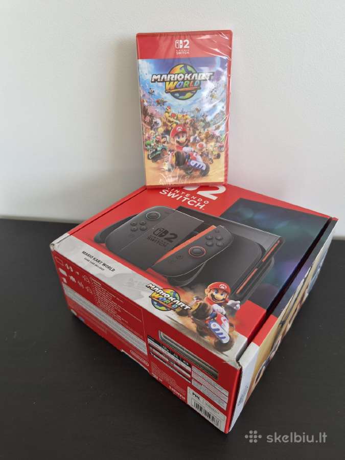 Naujas Nintendo Switch 2 + Mario Kart World - nuotraukos Nr. 3