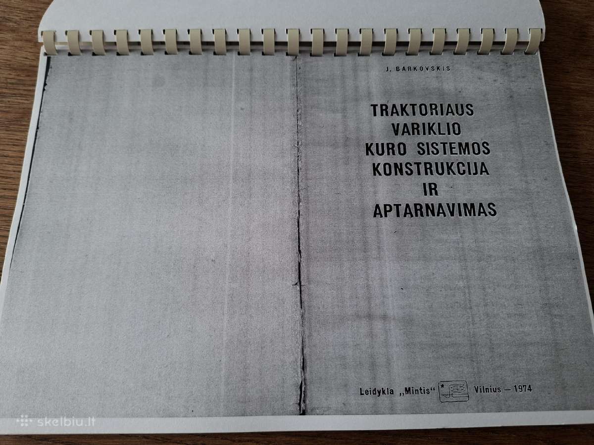Knyga Traktoriaus variklio kuro sistemos - nuotraukos Nr. 2