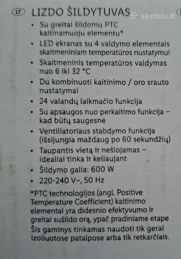 Šildytuvas - nuotraukos Nr. 2
