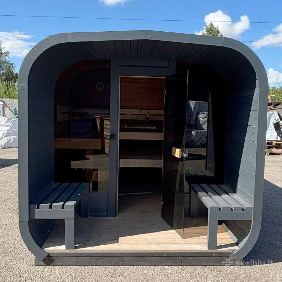 !Turime vietoje! 3m Cube pirtis su terasa - nuotraukos Nr. 2