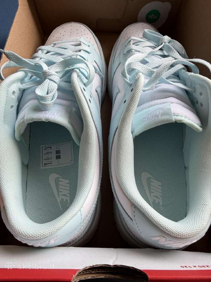Nike Dunk Low Retro 47,5 31cm white/glacier blue - nuotraukos Nr. 12