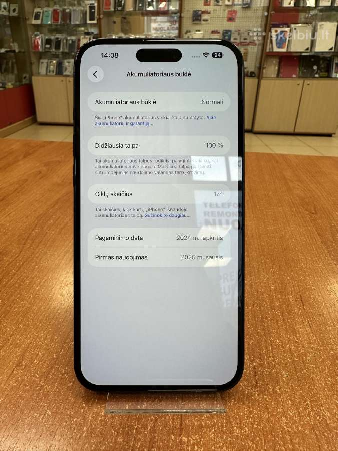 Apple iPhone 16 Plus 128 GB (Naudotas) - nuotraukos Nr. 2