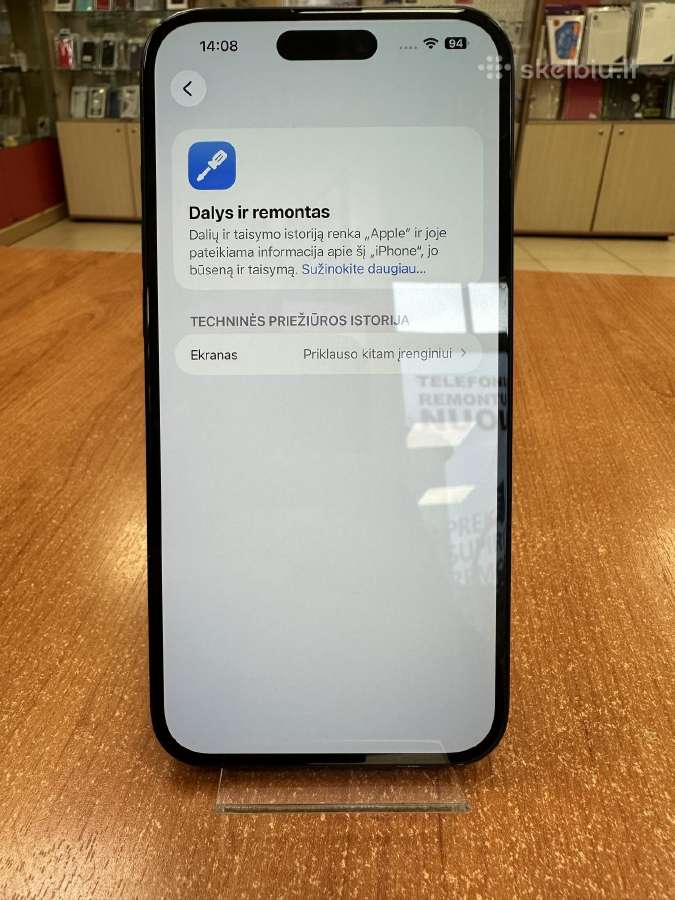 Apple iPhone 16 Plus 128 GB (Naudotas) - nuotraukos Nr. 3