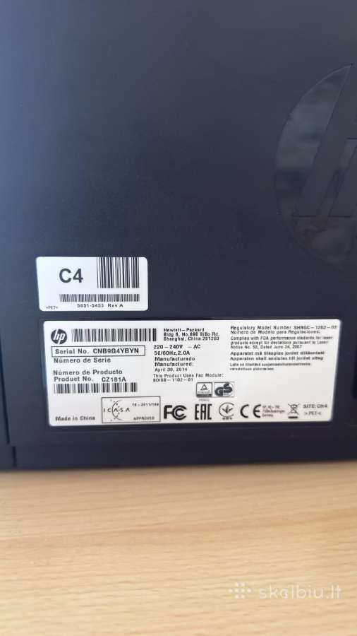 Hp Laserjet Pro Mfp M127fn - nuotraukos Nr. 5