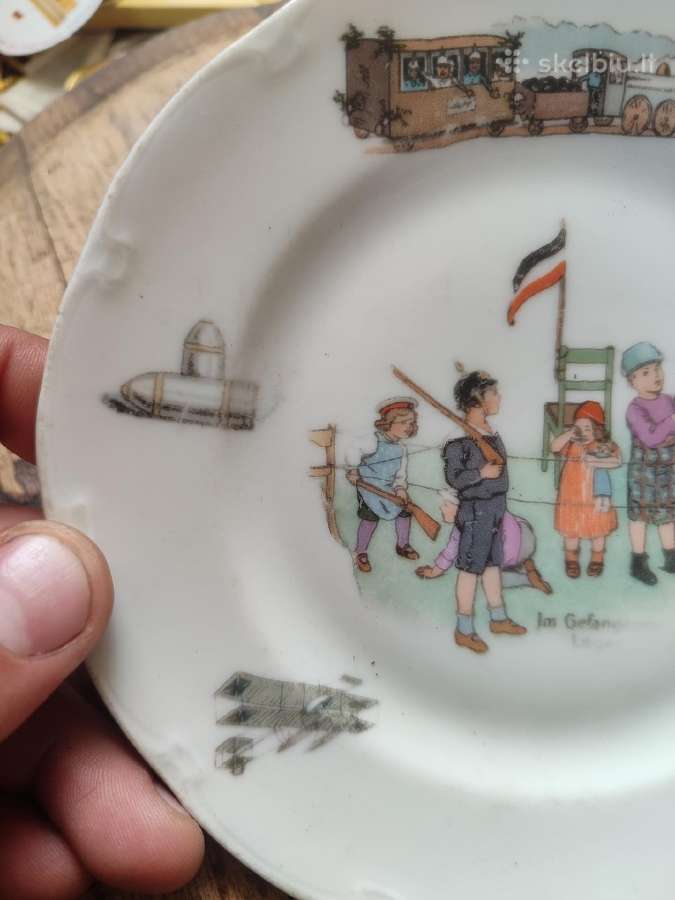 Ww1 patriotinė lėkštė - nuotraukos Nr. 3