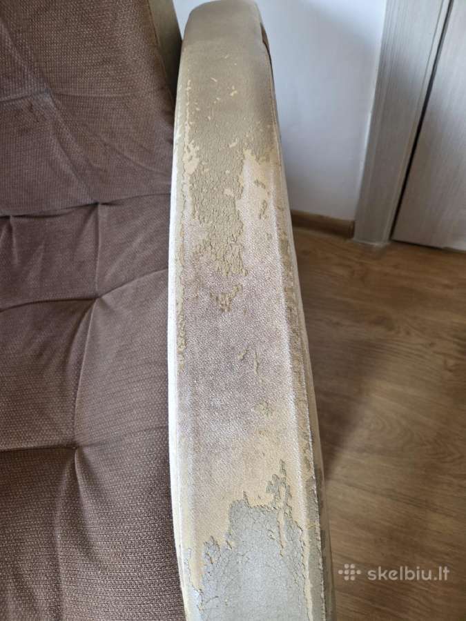 Kampinė sofa-lova ir du foteliai - nuotraukos Nr. 12