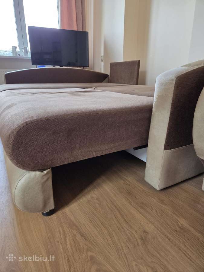 Kampinė sofa-lova ir du foteliai - nuotraukos Nr. 13