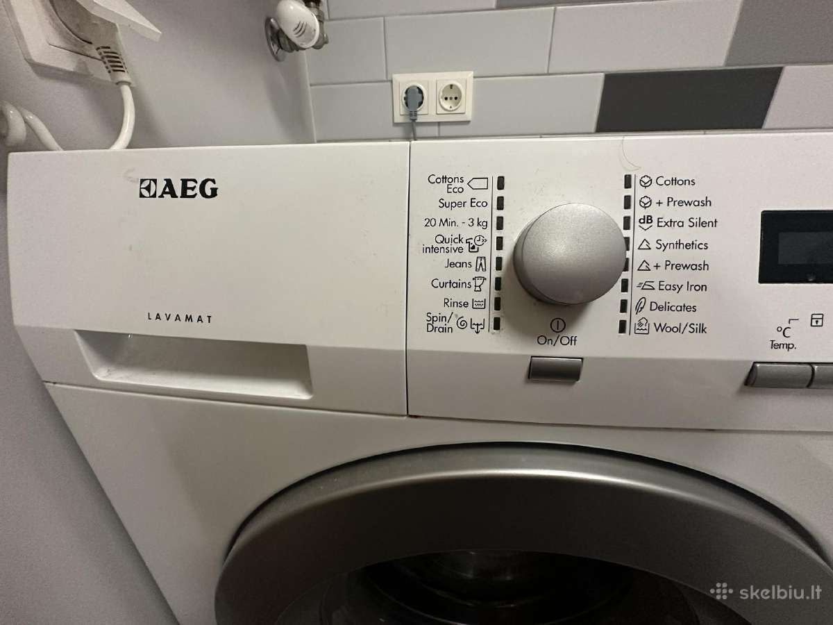 Parduodama naudota Aeg skalbimo mašina – 75 € - nuotraukos Nr. 2
