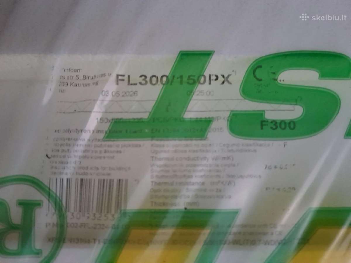 Xps 300 putplastis 15cm, frezuotas (9 lapai) - nuotraukos Nr. 3