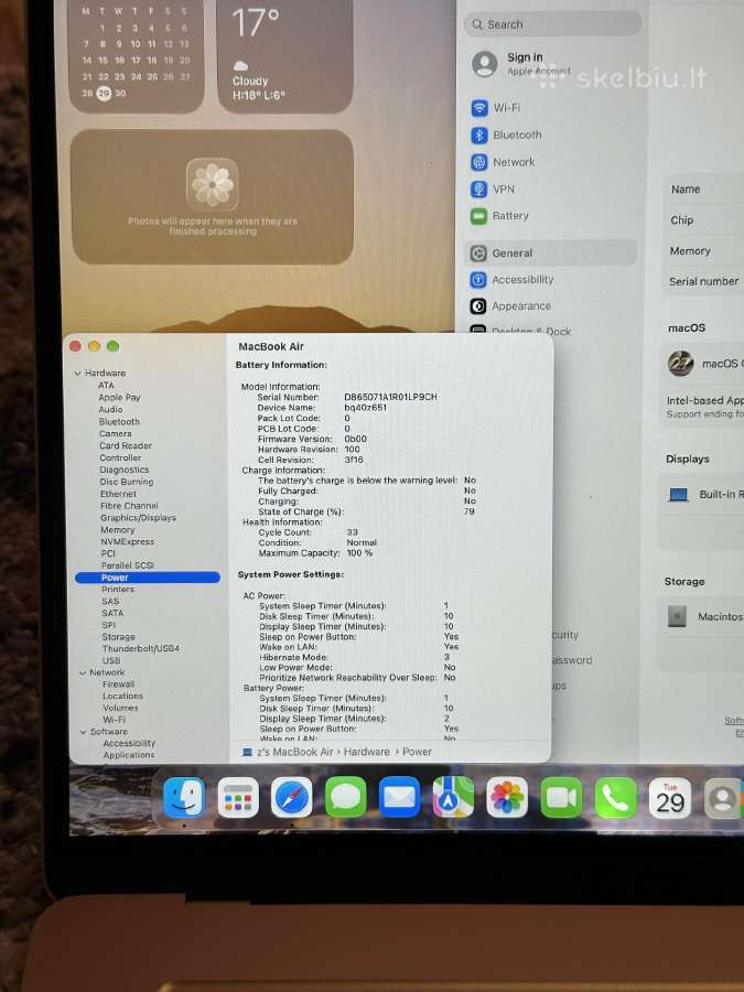 MacBook Air 15 M4 / 16gb / 512gb - nuotraukos Nr. 6