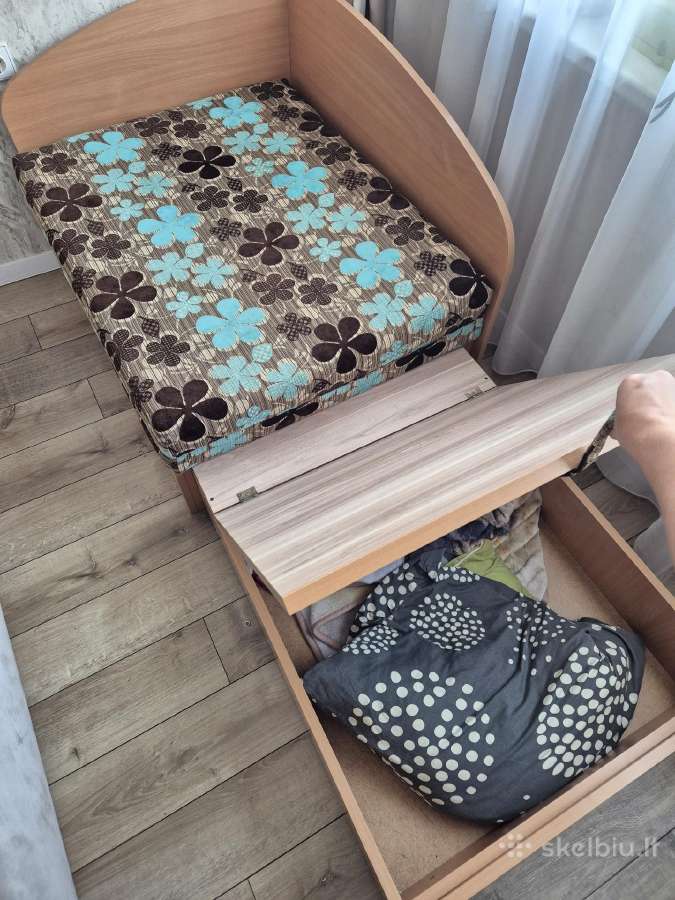 Sulankstoma viengulė lova - nuotraukos Nr. 4