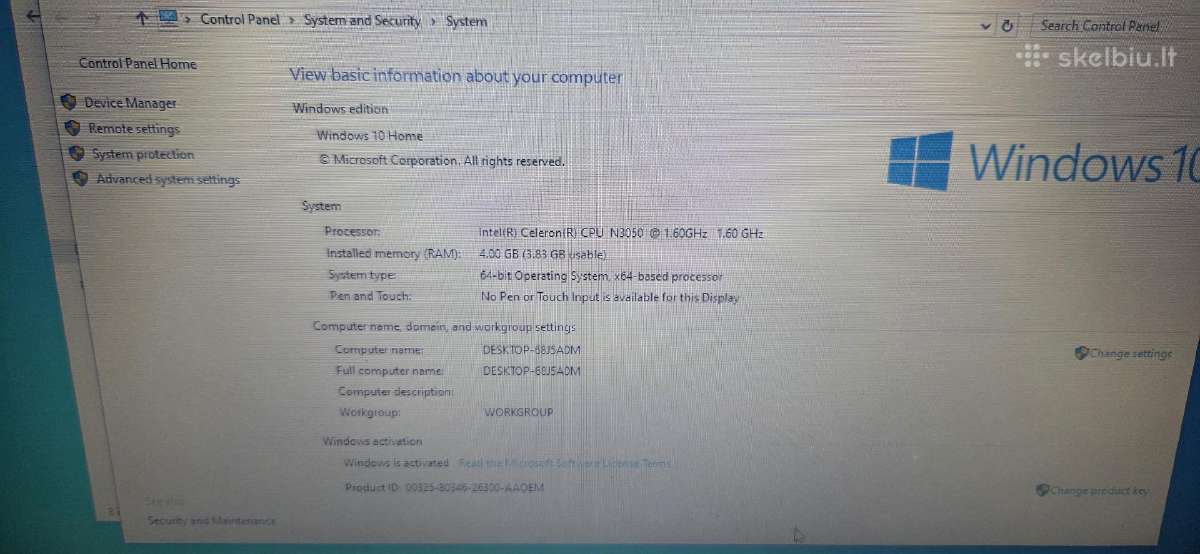 Acer es1-531-c2kx - nuotraukos Nr. 2