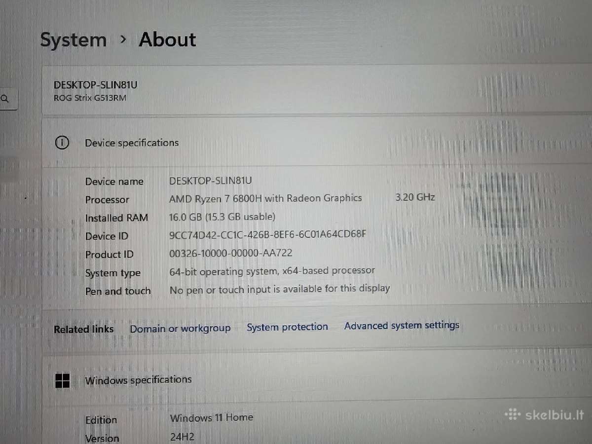 Asus Rog strix - nuotraukos Nr. 7