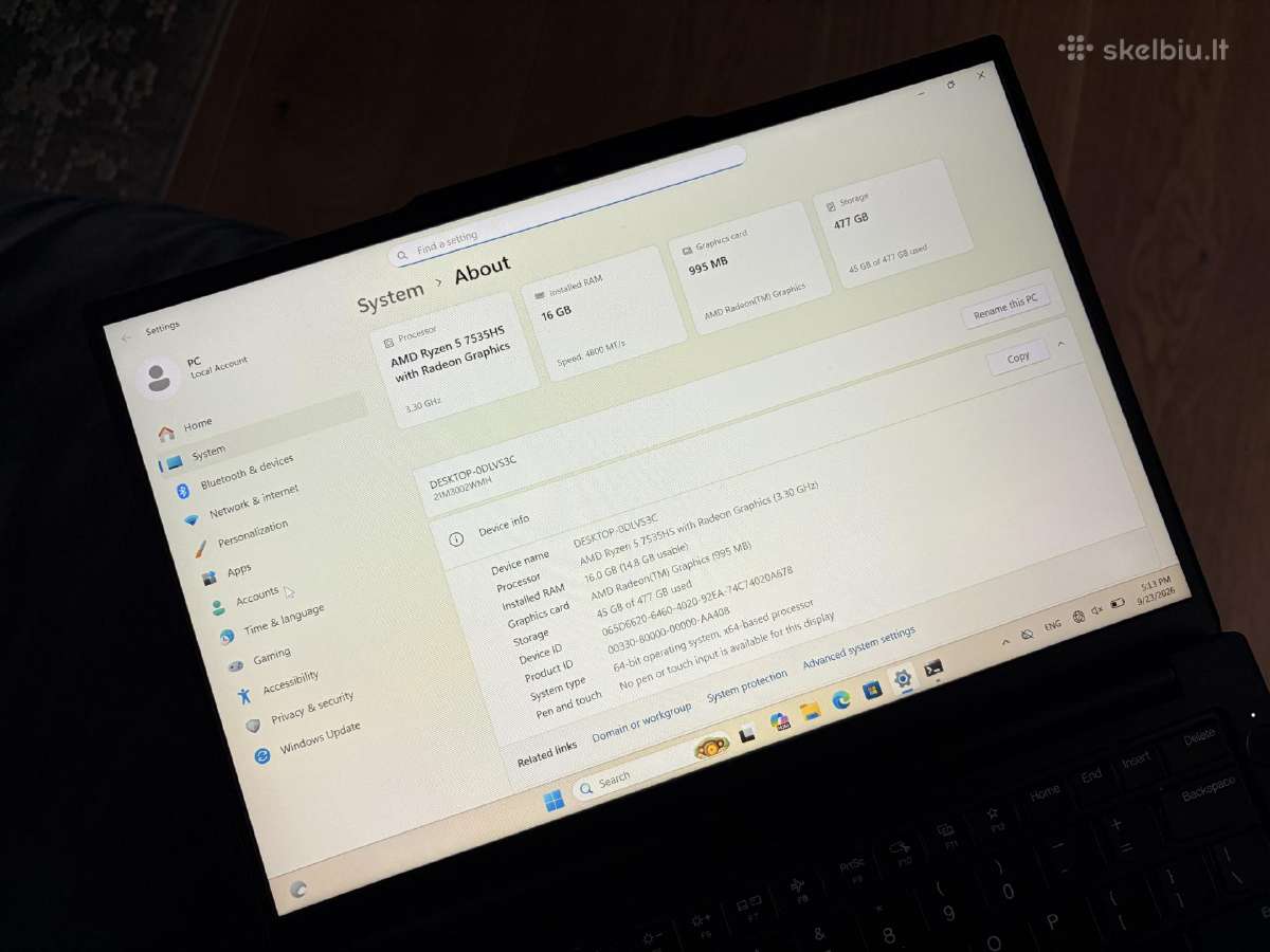 Lenovo Thinkpad E14 Gen 6 - nuotraukos Nr. 6