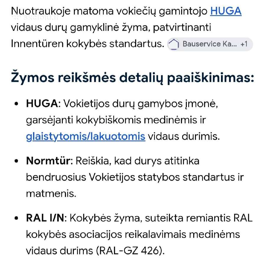 Naudotos vidaus durys apdailai - nuotraukos Nr. 3