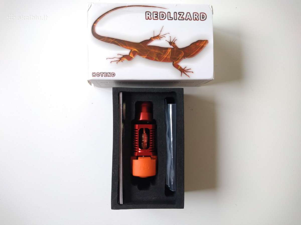 3D printerio hotendas Dragon V6 Red Lizard - nuotraukos Nr. 2