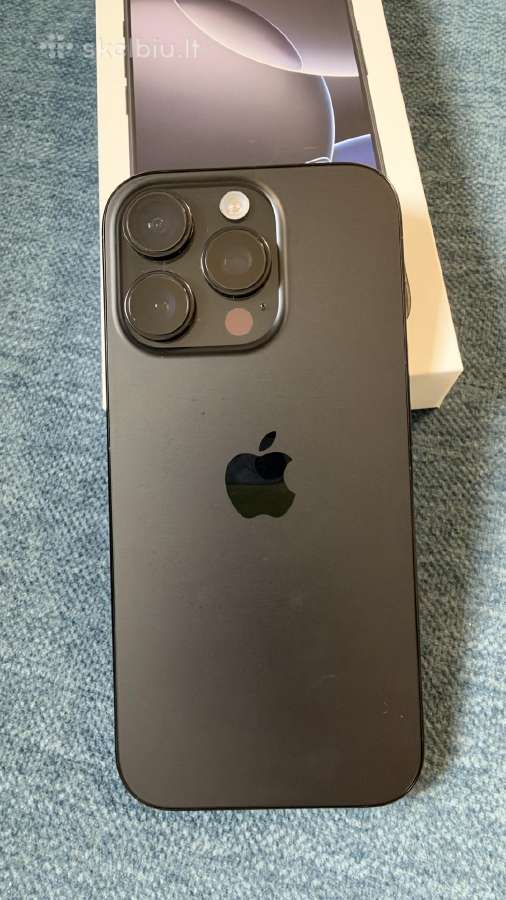 Parduodu iPhone 16 Pro, Black Titanium, 128gb - nuotraukos Nr. 2