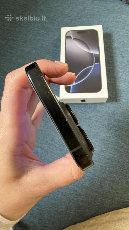 Parduodu iPhone 16 Pro, Black Titanium, 128gb - nuotraukos Nr. 6