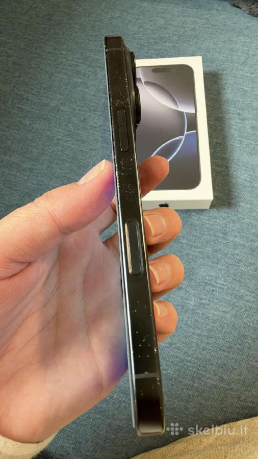 Parduodu iPhone 16 Pro, Black Titanium, 128gb - nuotraukos Nr. 5