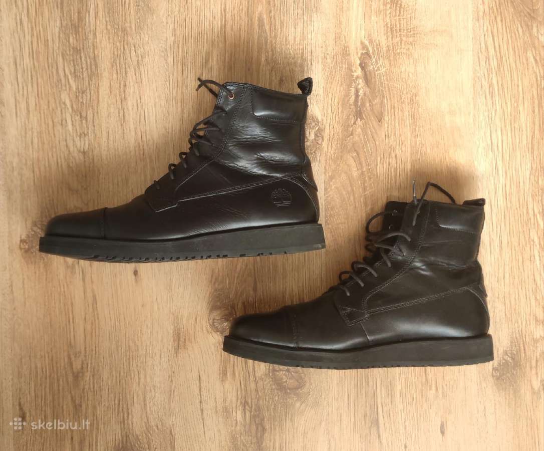 Timberland juodi odiniai auliniai batai 45.5 dydis - nuotraukos Nr. 5