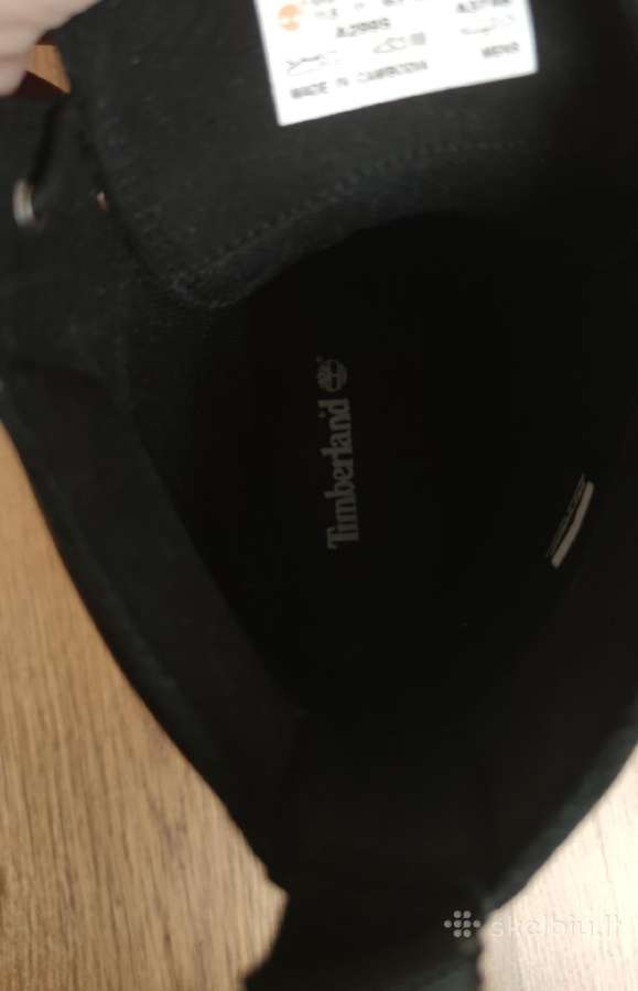 Timberland juodi odiniai auliniai batai 45.5 dydis - nuotraukos Nr. 7