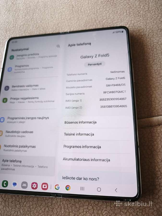 Galaxy Z Fold5 - nuotraukos Nr. 7