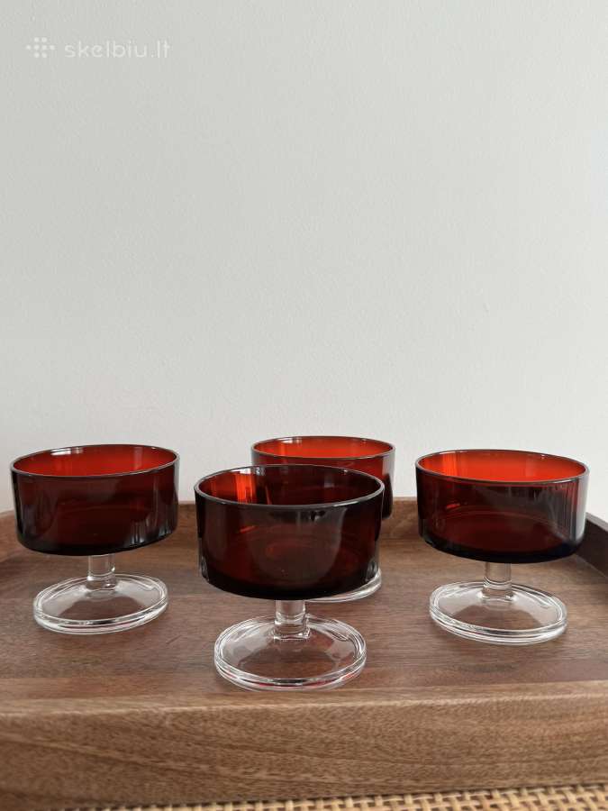 Vintažinės Luminarc „cavalier“ taurės - nuotraukos Nr. 4