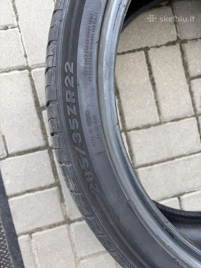 Vasarinės padangos 285/35 R22 4 vienetai - nuotraukos Nr. 2