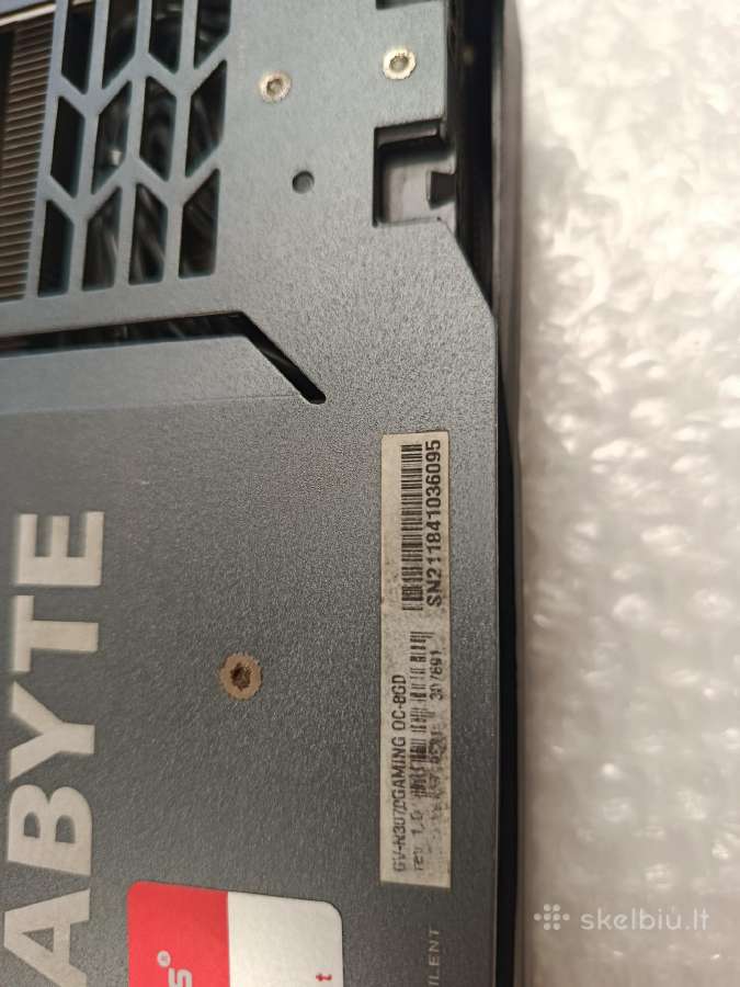 Vaizdo plokštė Gigabyte Rtx 3070 Gaming Oc 8gb - nuotraukos Nr. 3