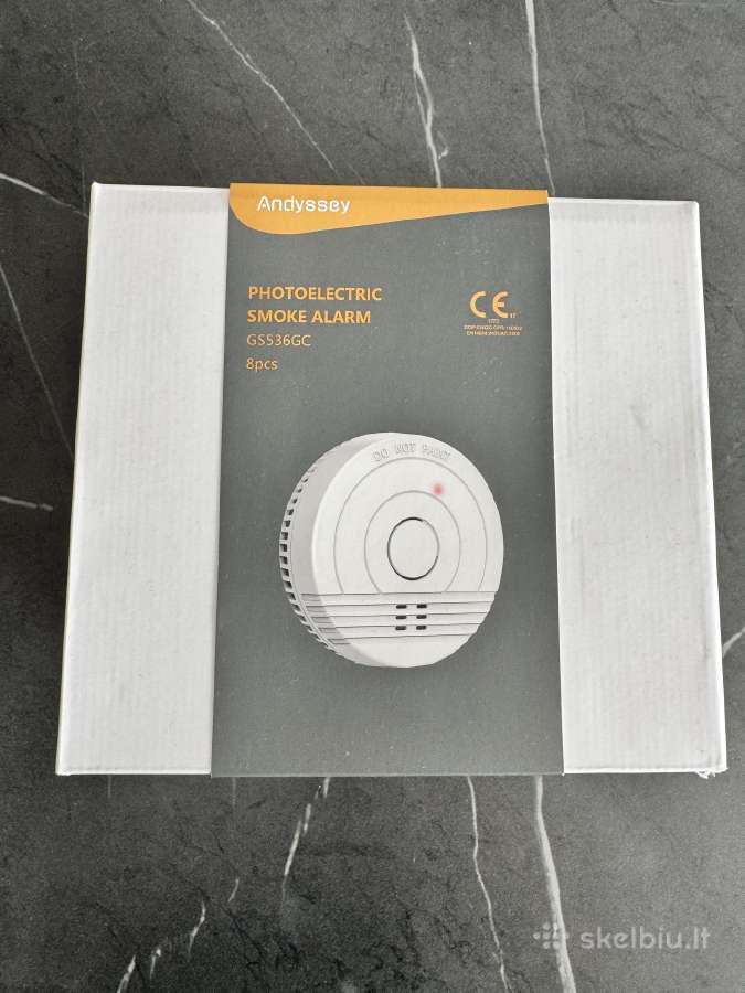 Dūmų detektoriai (detektorius) 8 vnt. pakuotė 24€ - nuotraukos Nr. 5
