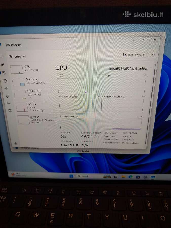 X12 i5-1130/16/12,3" Touch/2 in 1 - nuotraukos Nr. 6