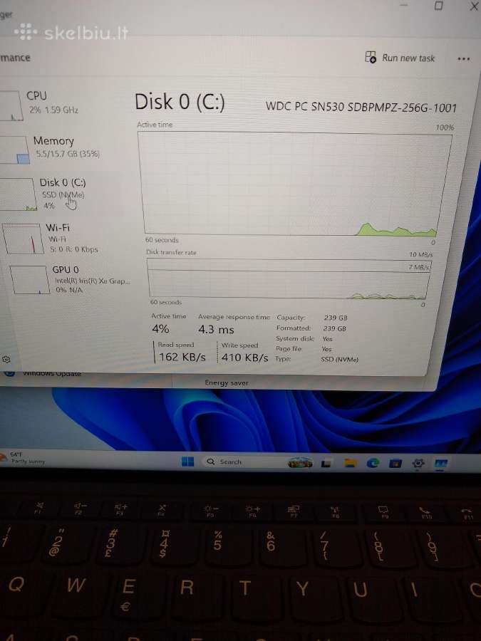 X12 i5-1130/16/12,3" Touch/2 in 1 - nuotraukos Nr. 7