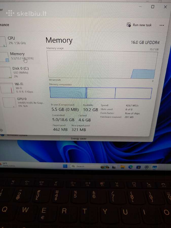 X12 i5-1130/16/12,3" Touch/2 in 1 - nuotraukos Nr. 8